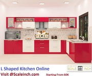 Contemporary L Shaped Kitchen Designs  – Starting from 60K